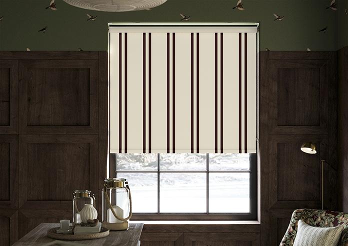 Winnies Stripe, Russet - Twist&Fit Roller Blind - Image 3